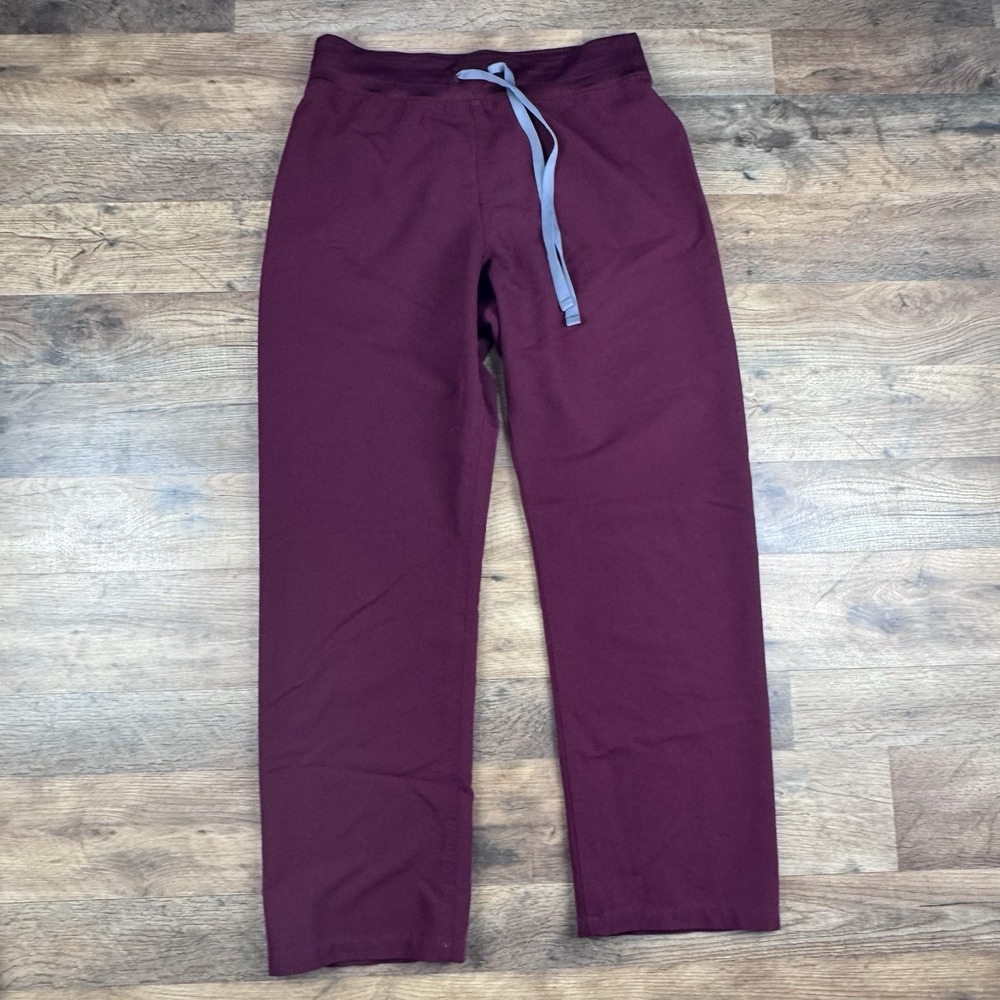 FIGS Technical Collection Burgundy 2- Piece Scrub Set – Women's Medium - Picture 12 of 14